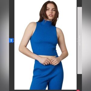 NIA cobalt blue sweater set
